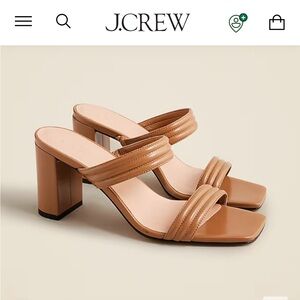 J.Crew Double Strap Heels